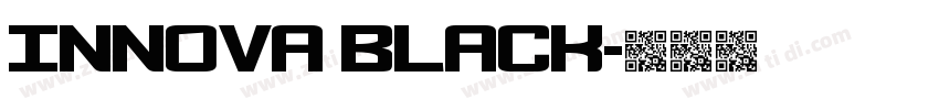 Innova Black字体转换